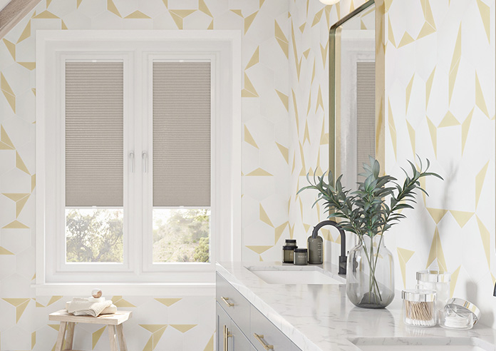 Hatched (Blackout), Pale Cream - Perfect Fit Blind - Image 3